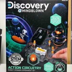 Discovery #Mindblown Action Circuitry Robot Spinner Experiment Set NEW